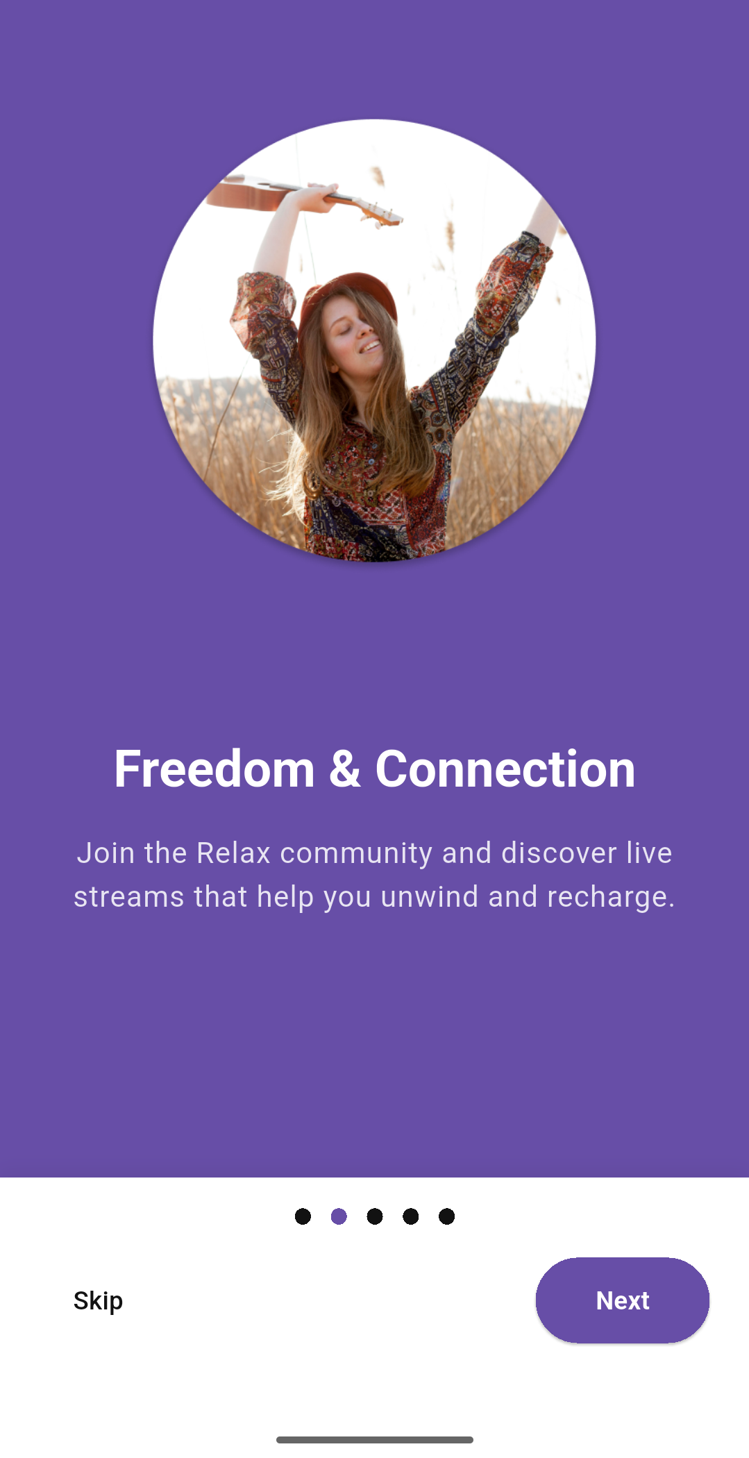 Relax App - Chat Interface